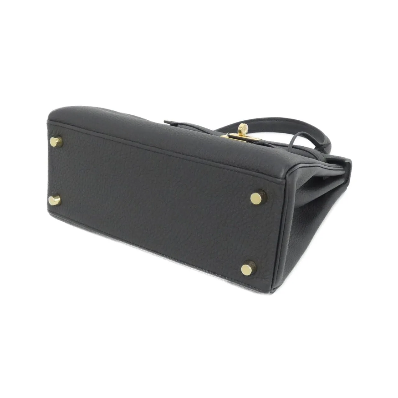 HERMES 044624CC Handbag Togo Black Togo Leather - Thumbnail 3