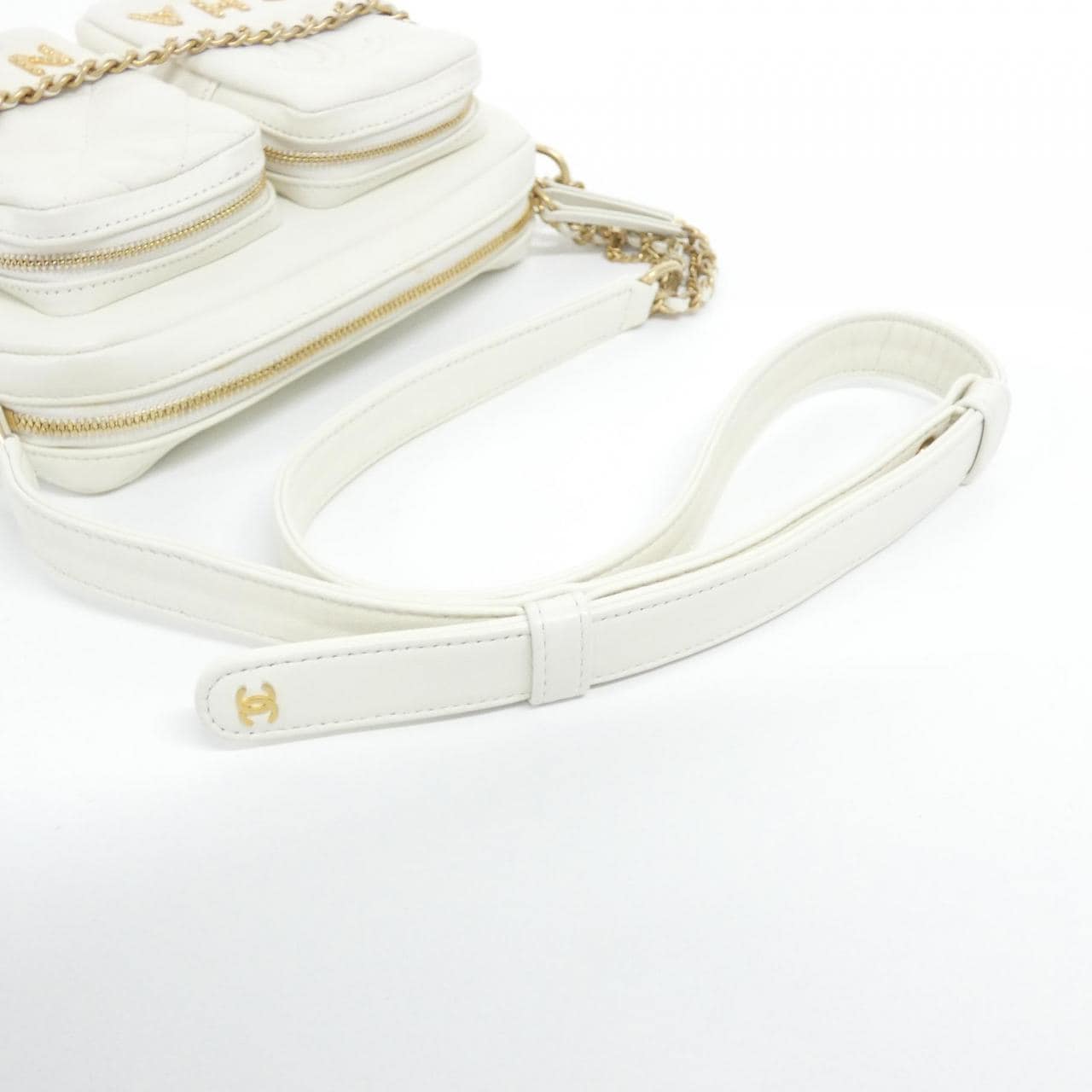 CHANEL AS2923 Shoulder 白色 中古品A - 縮圖 6