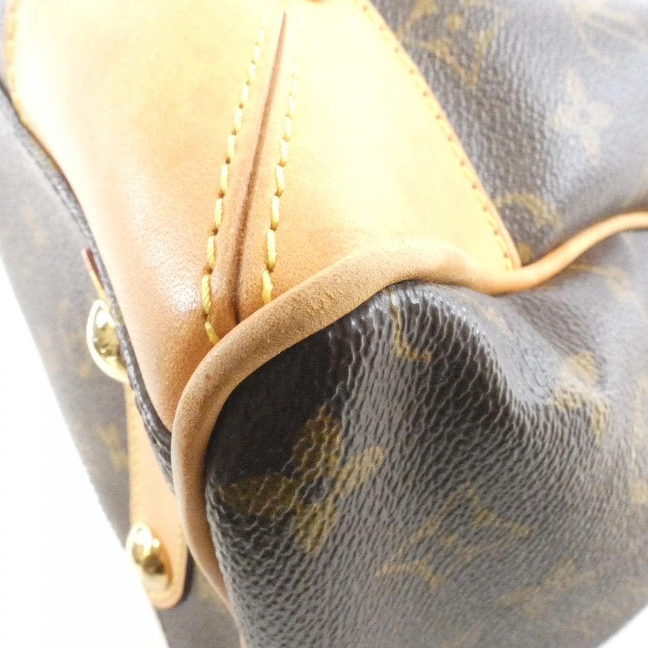 LOUIS VUITTON M40325 Handbag Monogram Black Monogram Rank B - Thumbnail 3