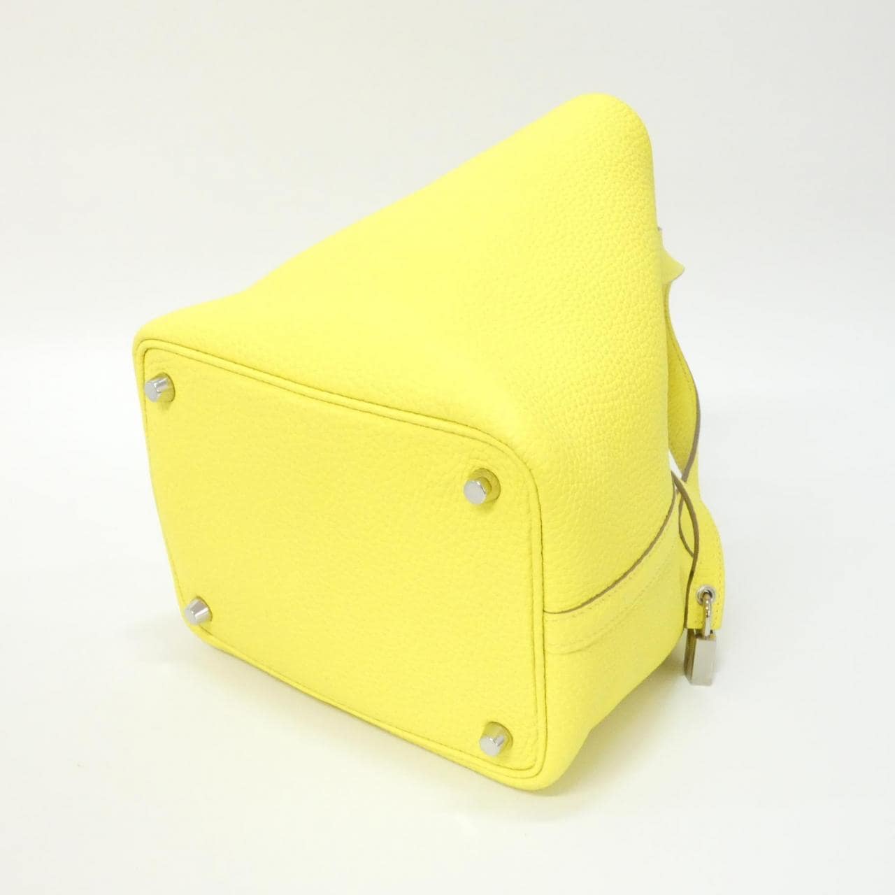 HERMES HERMÈS Picotin 056289CK Bag Clemence 黑色 Clemence 皮 中古品A - 縮圖 2