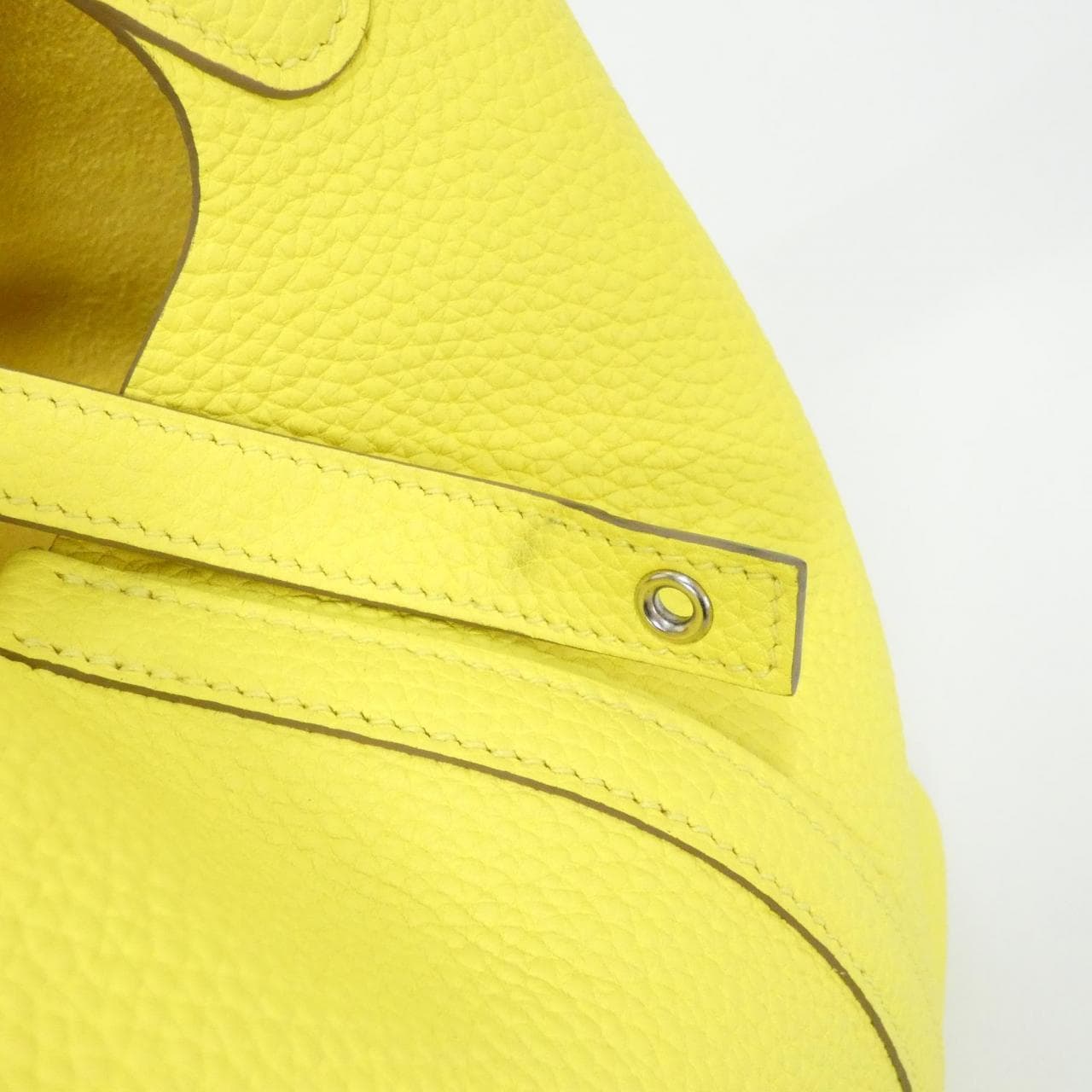 HERMES HERMÈS Picotin 056289CK Bag Clemence 黑色 Clemence 皮 中古品A - 縮圖 3