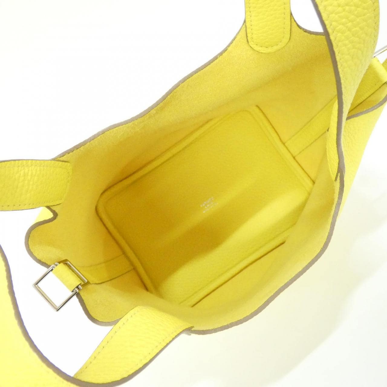 HERMES HERMÈS Picotin 056289CK Bag Clemence 黑色 Clemence 皮 中古品A - 縮圖 6