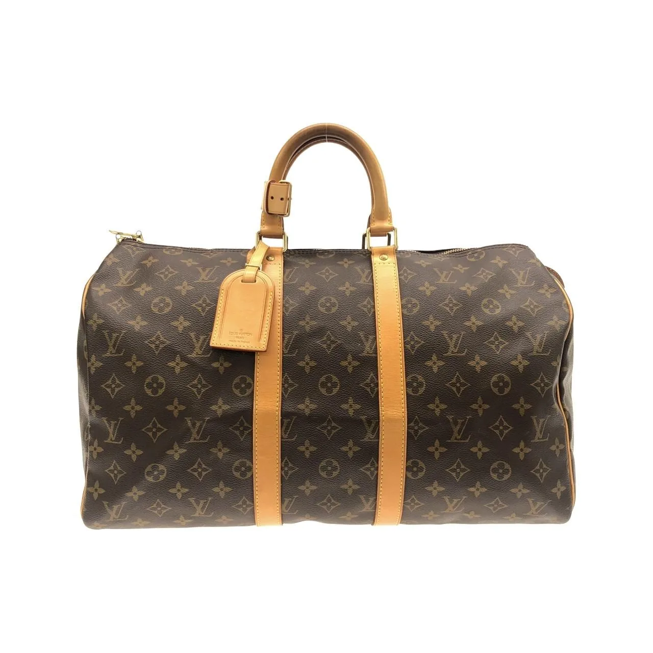 LOUIS VUITTON Keepall M41428 Boston Monogram Black