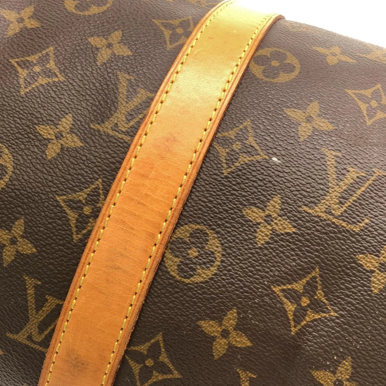 LOUIS VUITTON Keepall M41428 Boston Monogram 黑色 Monogram 中古品B - 縮圖 4