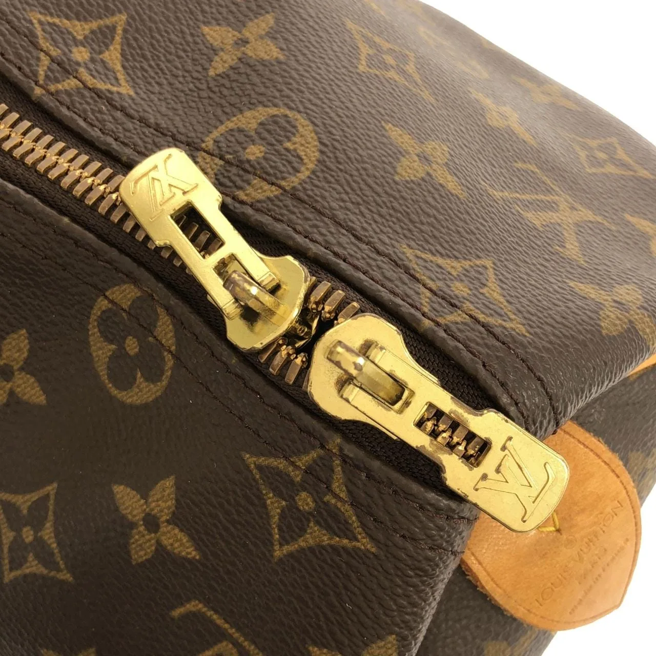 LOUIS VUITTON Keepall M41428 Boston Monogram 黑色 Monogram 中古品B - 縮圖 6