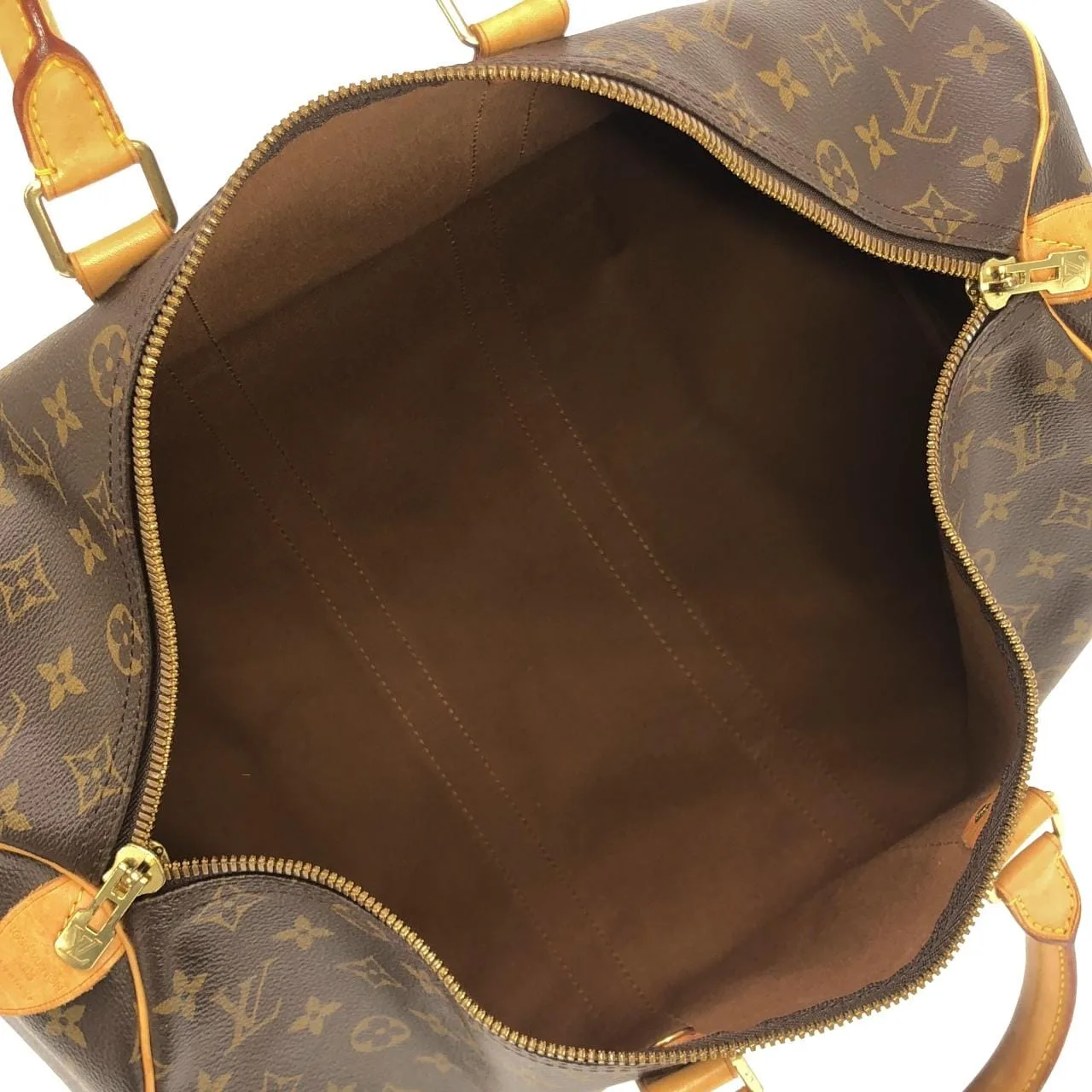 LOUIS VUITTON Keepall M41428 Boston Monogram 黑色 Monogram 中古品B - 縮圖 9