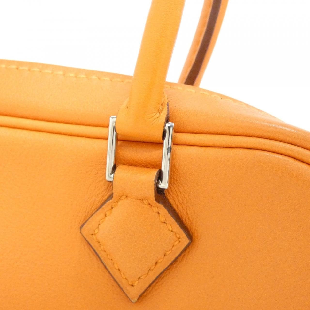 HERMES Plume HERMÈS 061947CK Bag Swift 橙色 Swift 皮 中古品A - 縮圖 6