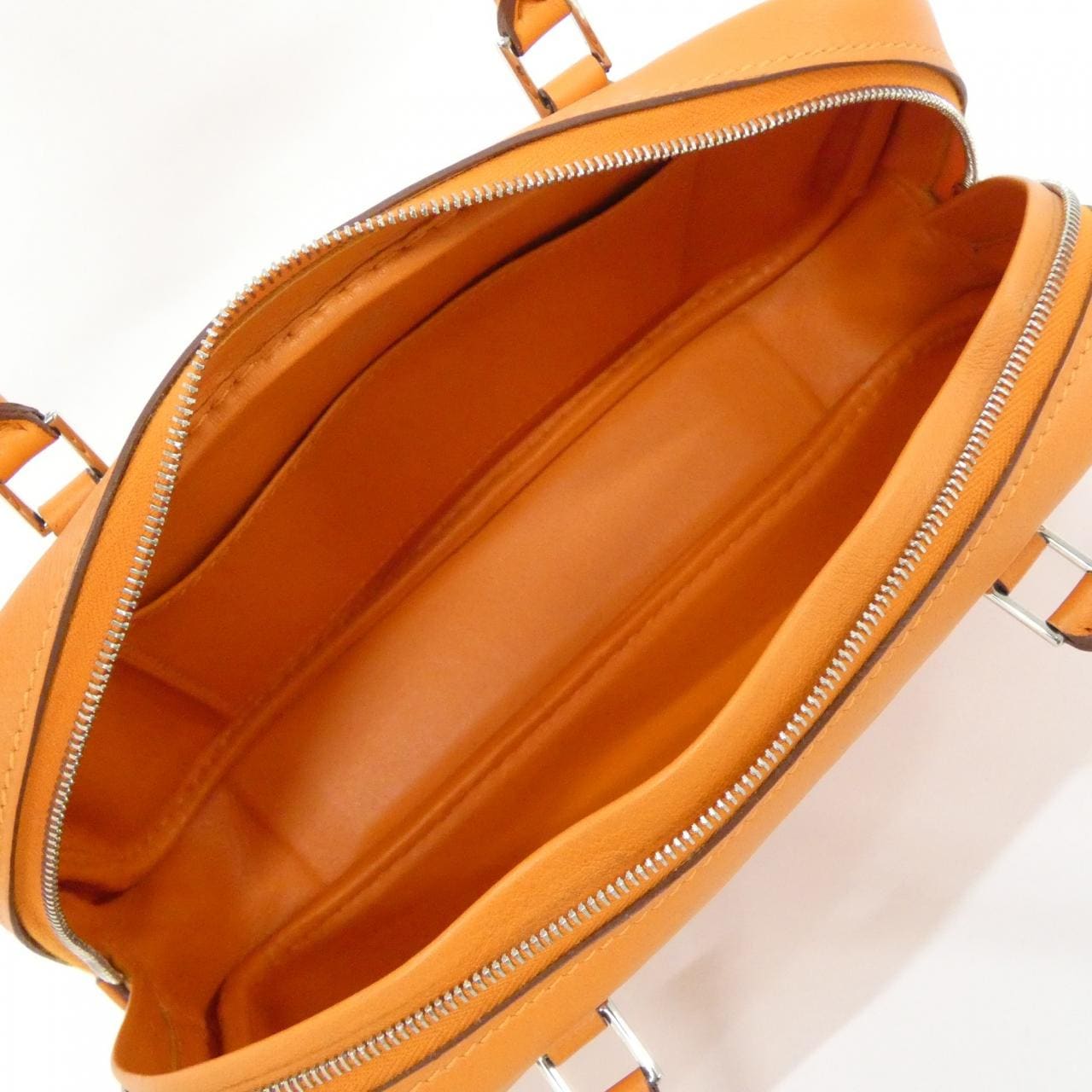 HERMES Plume HERMÈS 061947CK Bag Swift 橙色 Swift 皮 中古品A - 縮圖 10