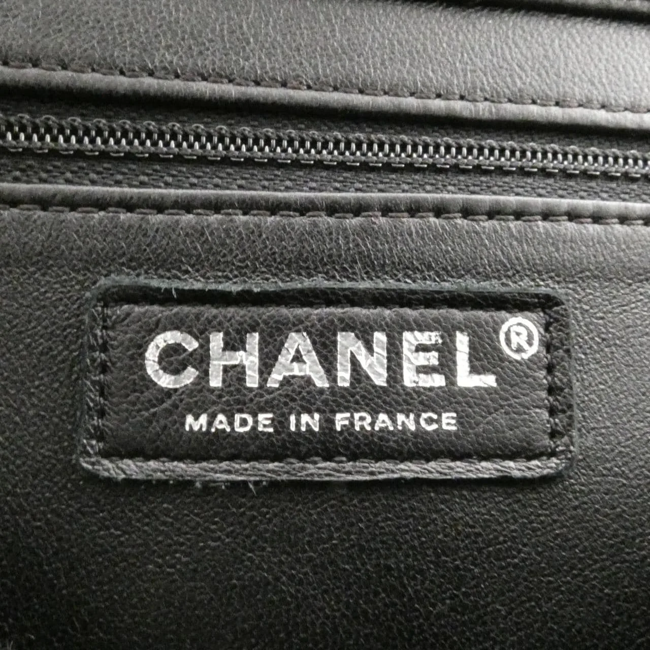 CHANEL 57744 Backpack Lambskin 黑色 羊皮 中古品B - 縮圖 8