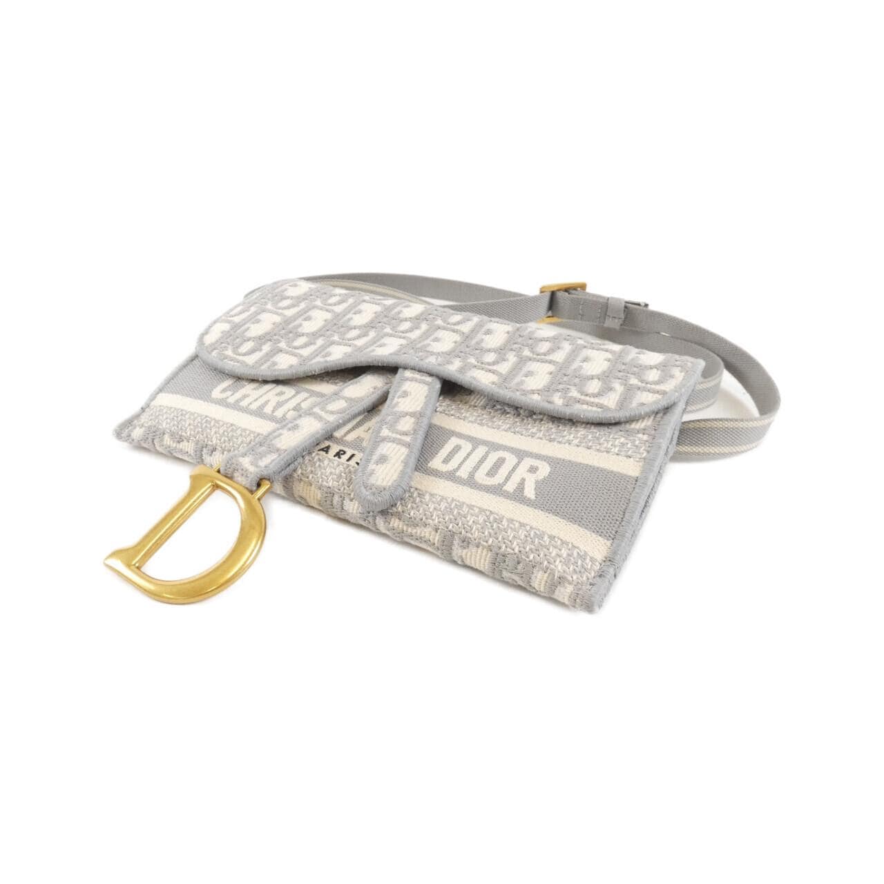 DIOR Saddle S5647CRIW 肩背包 帆布 3