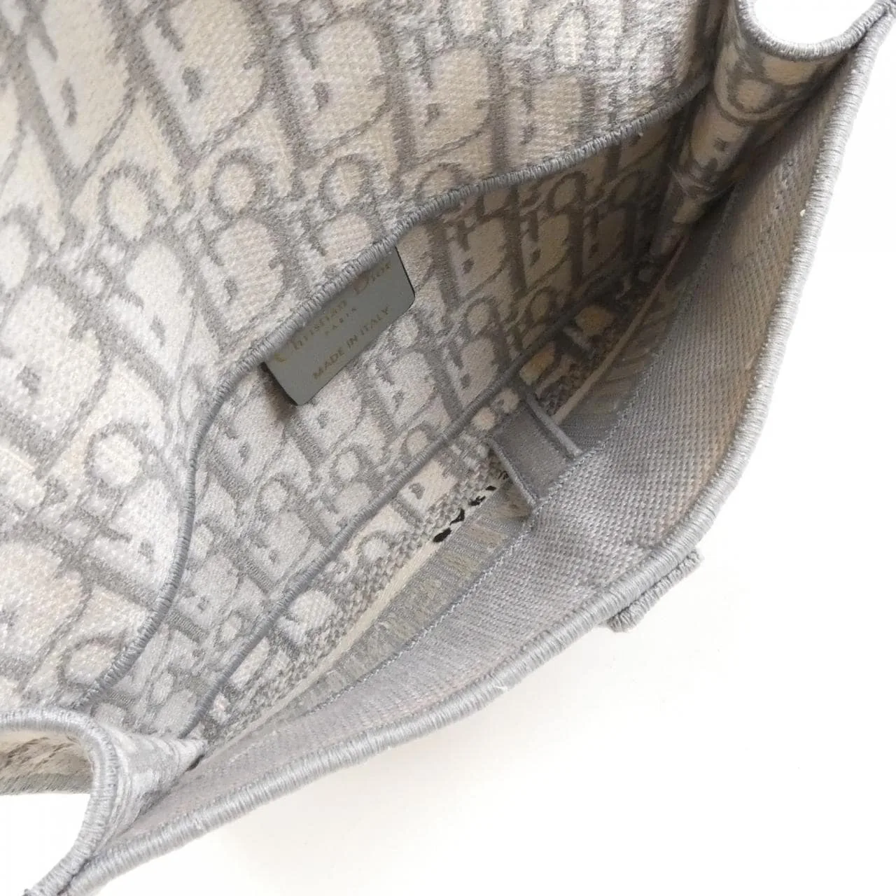 DIOR Saddle S5647CRIW 肩背包 帆布 黑色 帆布 中古品A - 縮圖 8