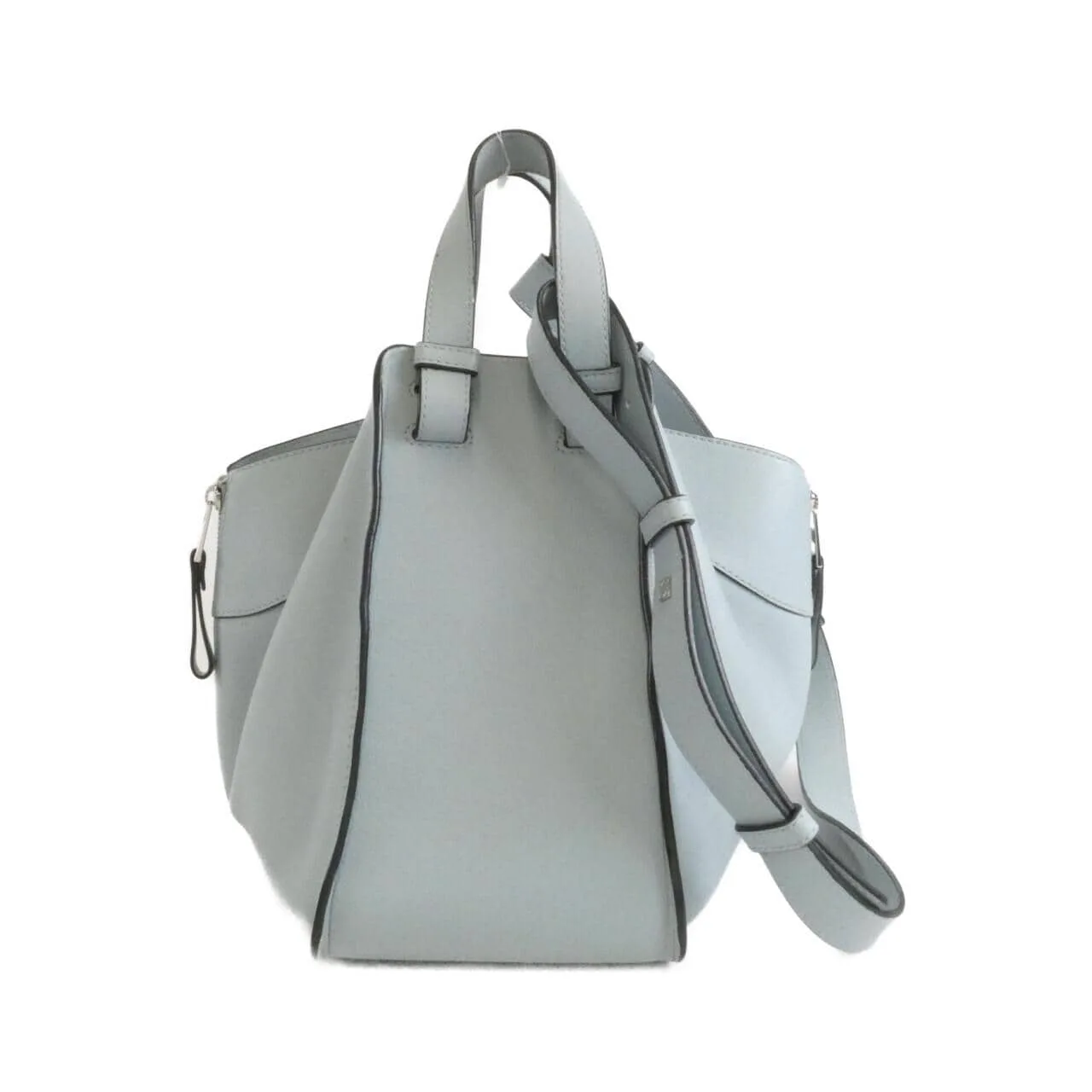 LOEWE Hammock 387 30 N60 Shoulder 黑色 中古品B - 縮圖 2