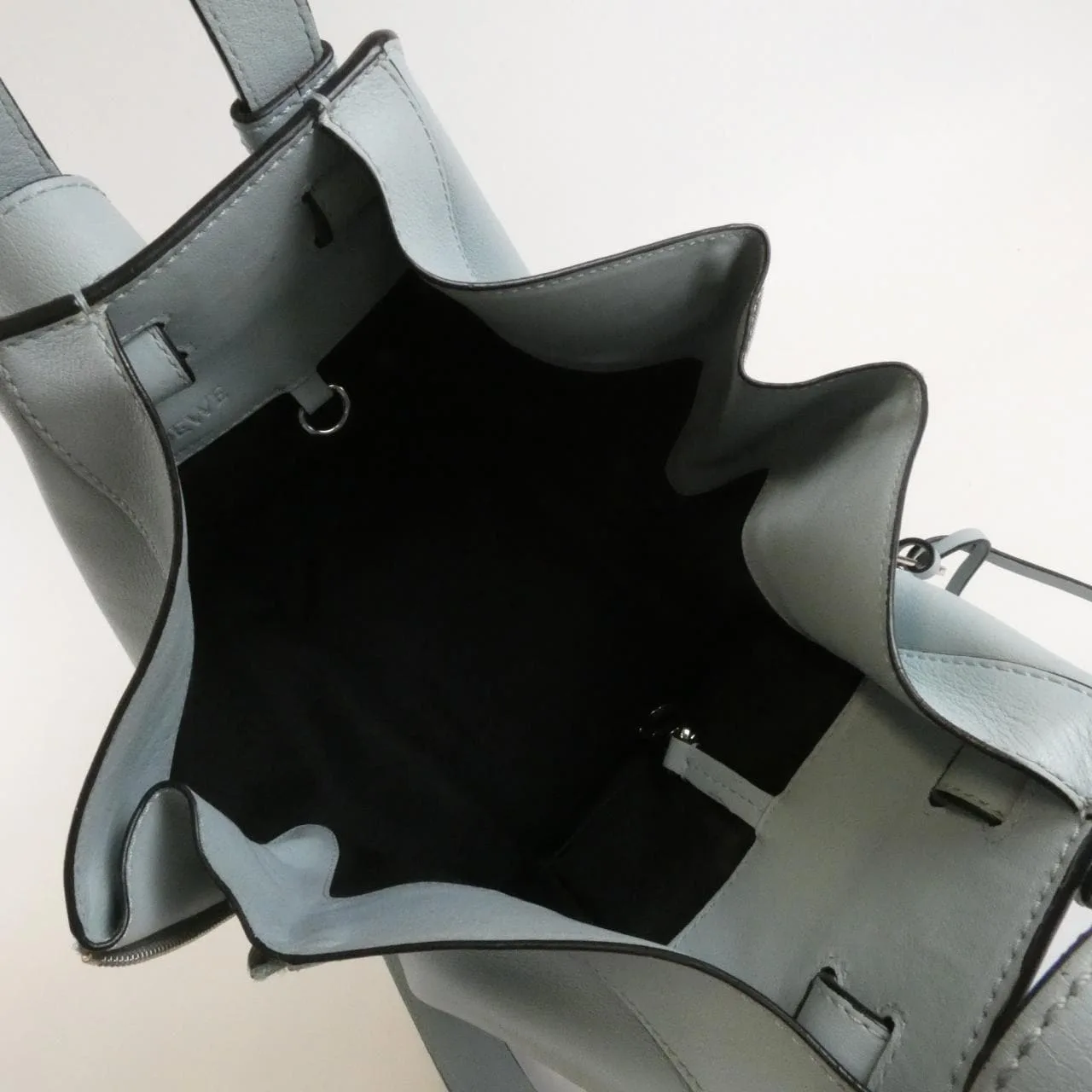 LOEWE Hammock 387 30 N60 Shoulder 黑色 中古品B - 縮圖 9