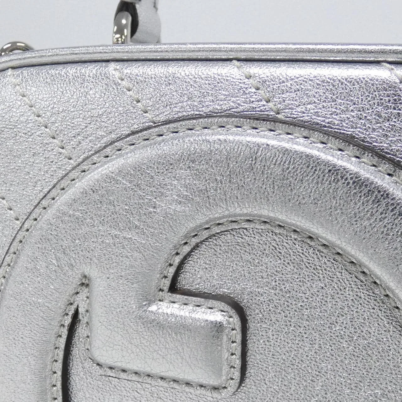 GUCCI Blondie 744434 AACBO Handbag Leather 黑色 皮革 中古品A - 縮圖 4