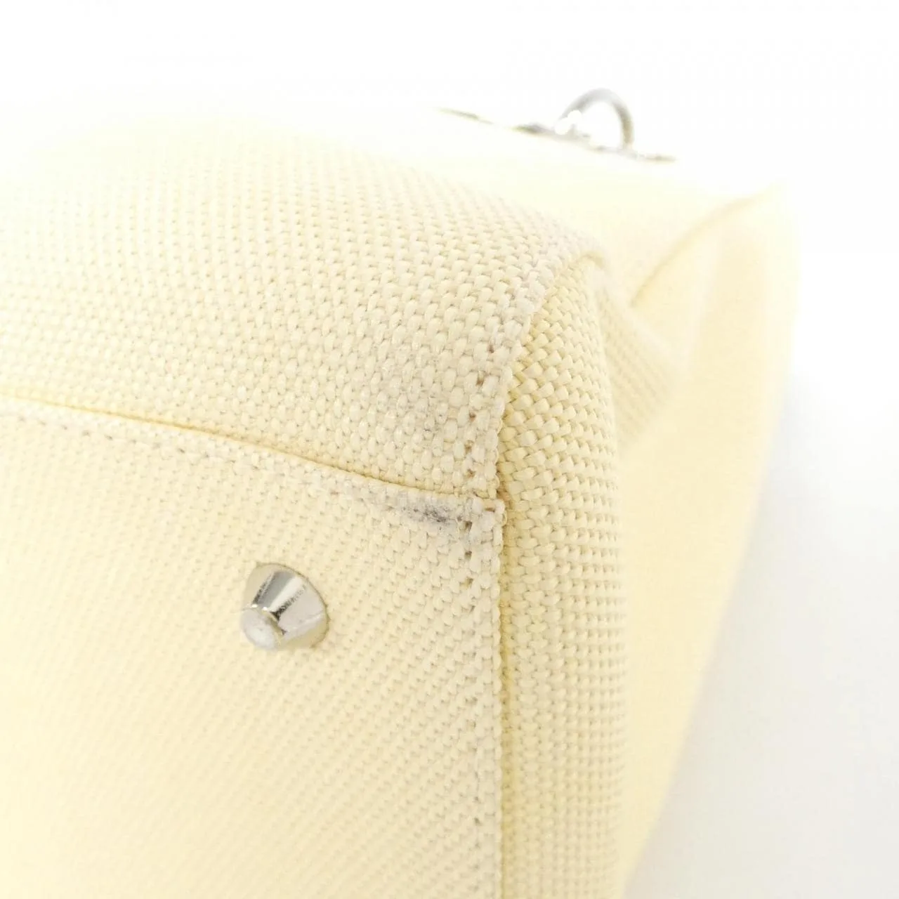 DIOR Lady Dior Handbag Canvas Beige Canvas Rank A - Thumbnail 3