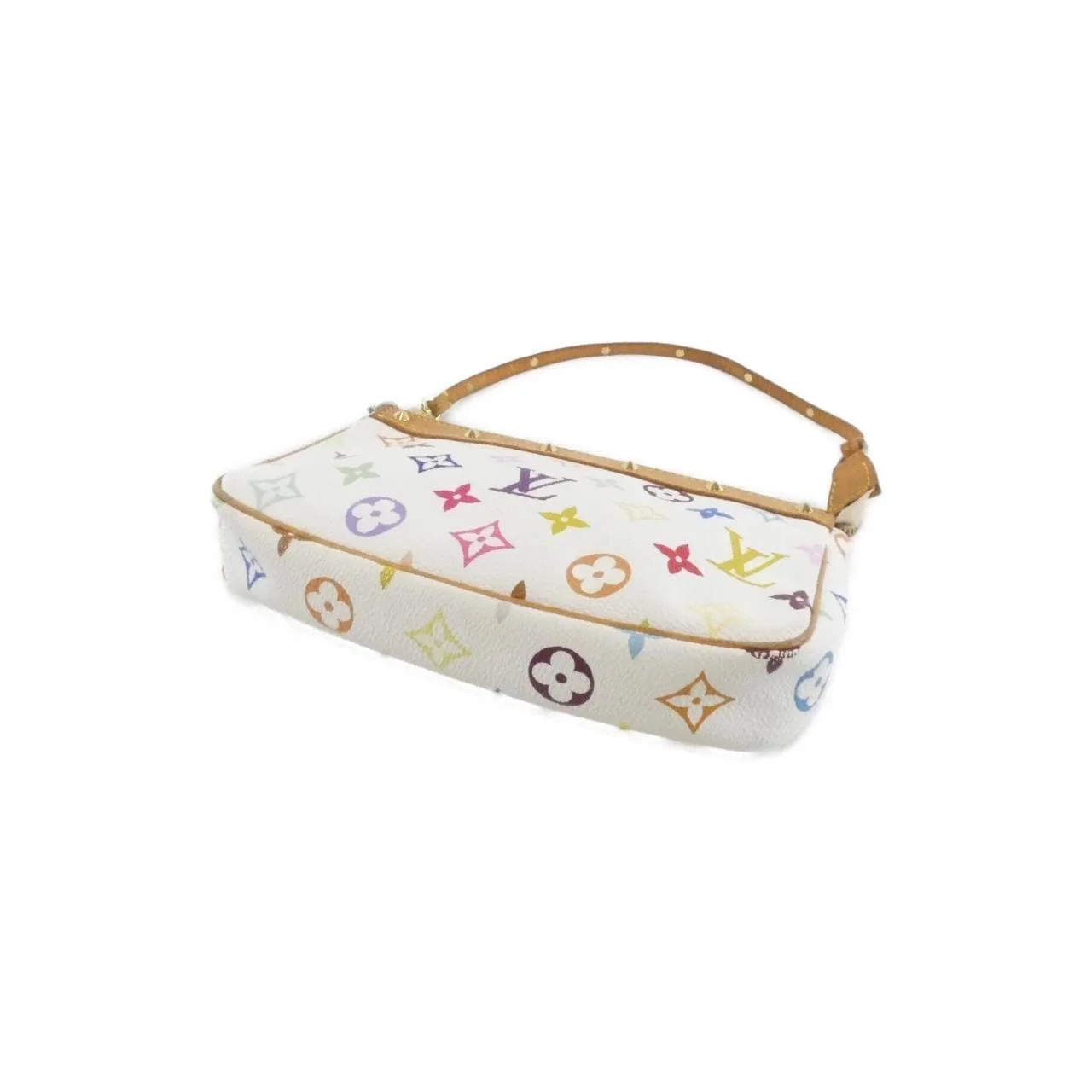 LOUIS VUITTON Pochette M92649 Pochette Canvas Multicolor 帆布 中古品B - 縮圖 3
