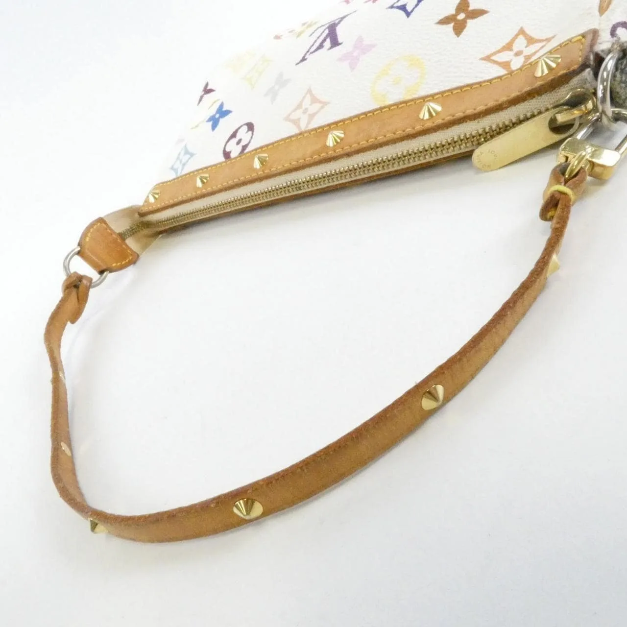 LOUIS VUITTON Pochette M92649 Pochette Canvas Multicolor 帆布 中古品B - 縮圖 7