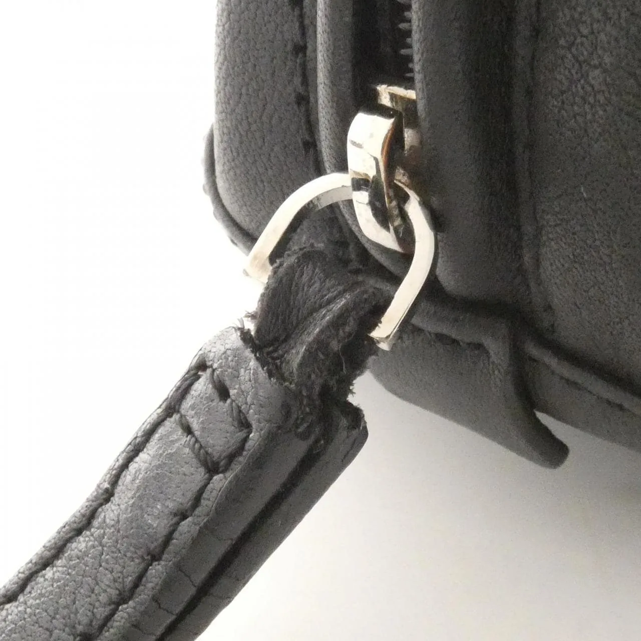 LOEWE Handbag Leather Black Leather Rank B - Thumbnail 5