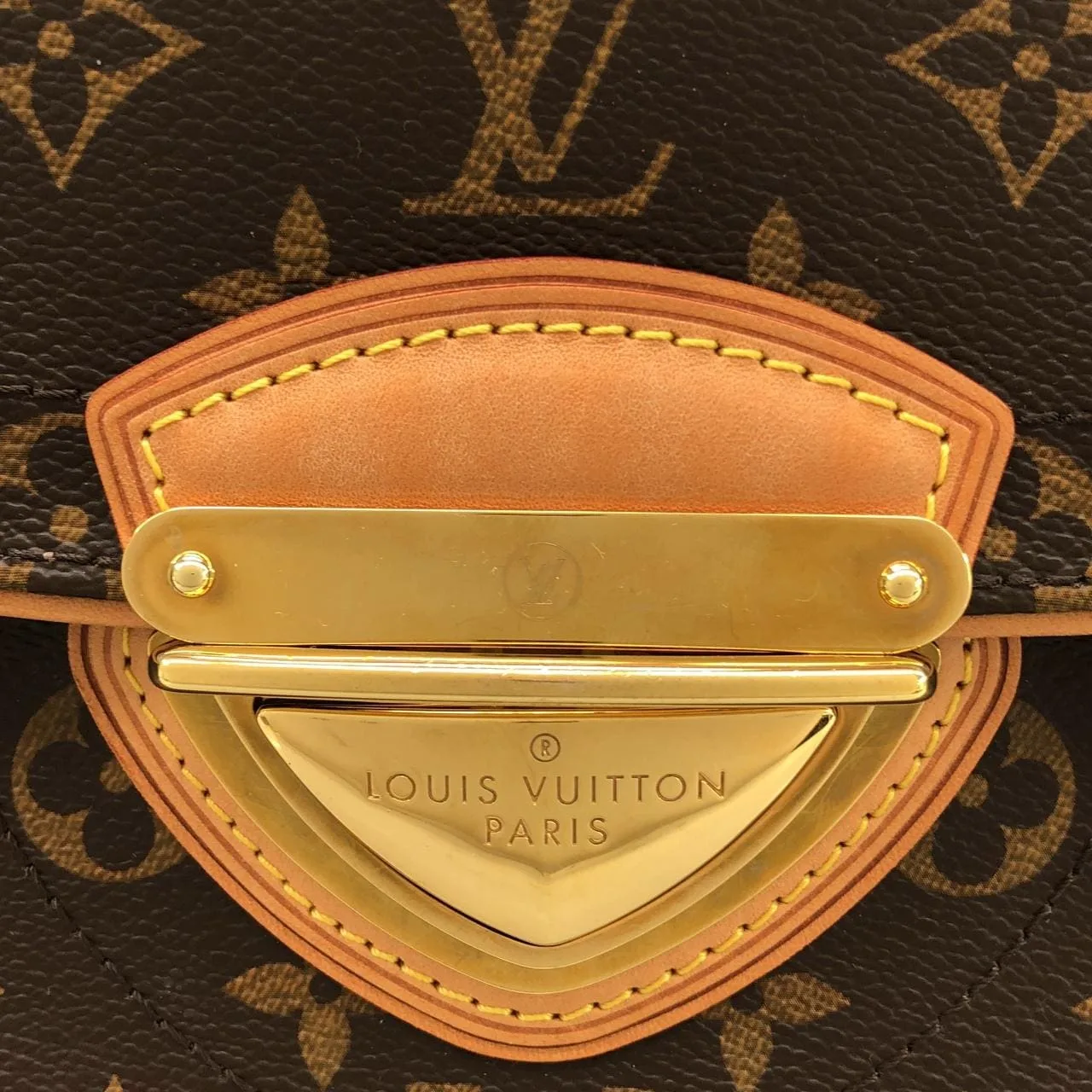 LOUIS VUITTON M40121 Shoulder Monogram 黑色 Monogram 中古品A - 縮圖 4