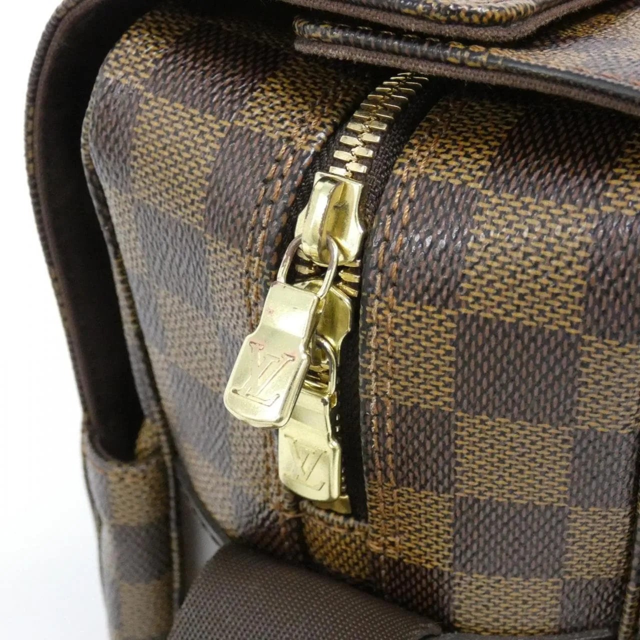 LOUIS VUITTON N45255 Shoulder Damier 黑色 Damier 中古品A - 縮圖 5