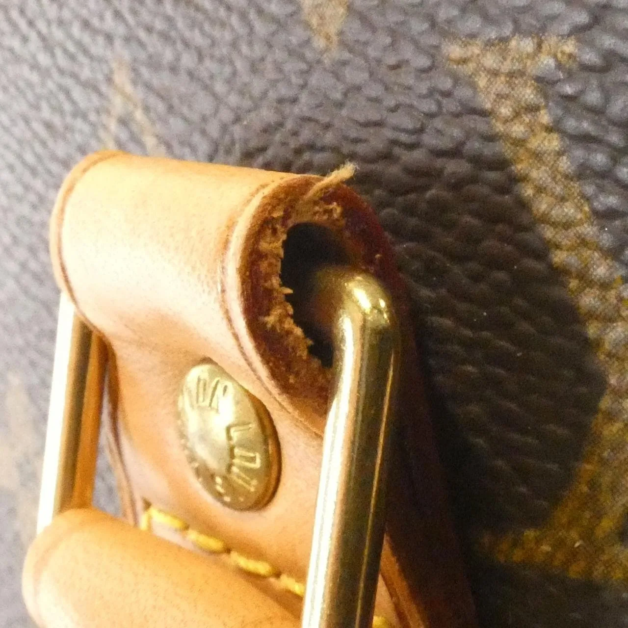 LOUIS VUITTON Alma M51130 Handbag Monogram 黑色 Monogram 中古品B - 縮圖 8