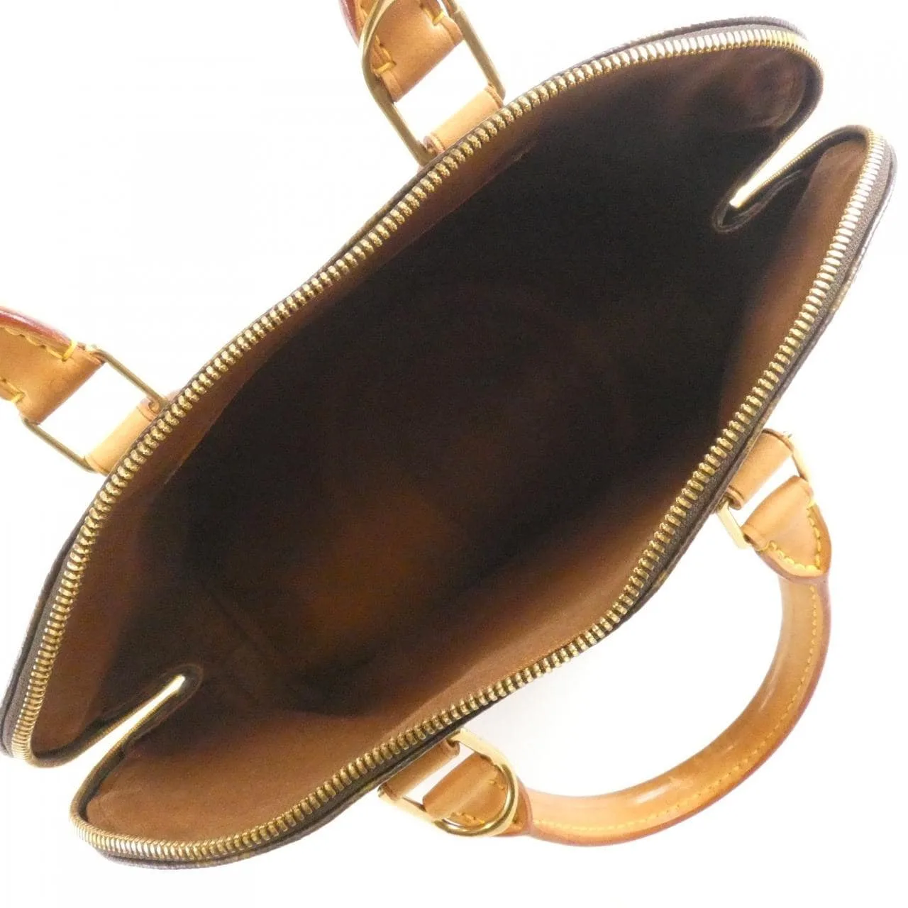 LOUIS VUITTON Alma M51130 Handbag Monogram 黑色 Monogram 中古品B - 縮圖 9