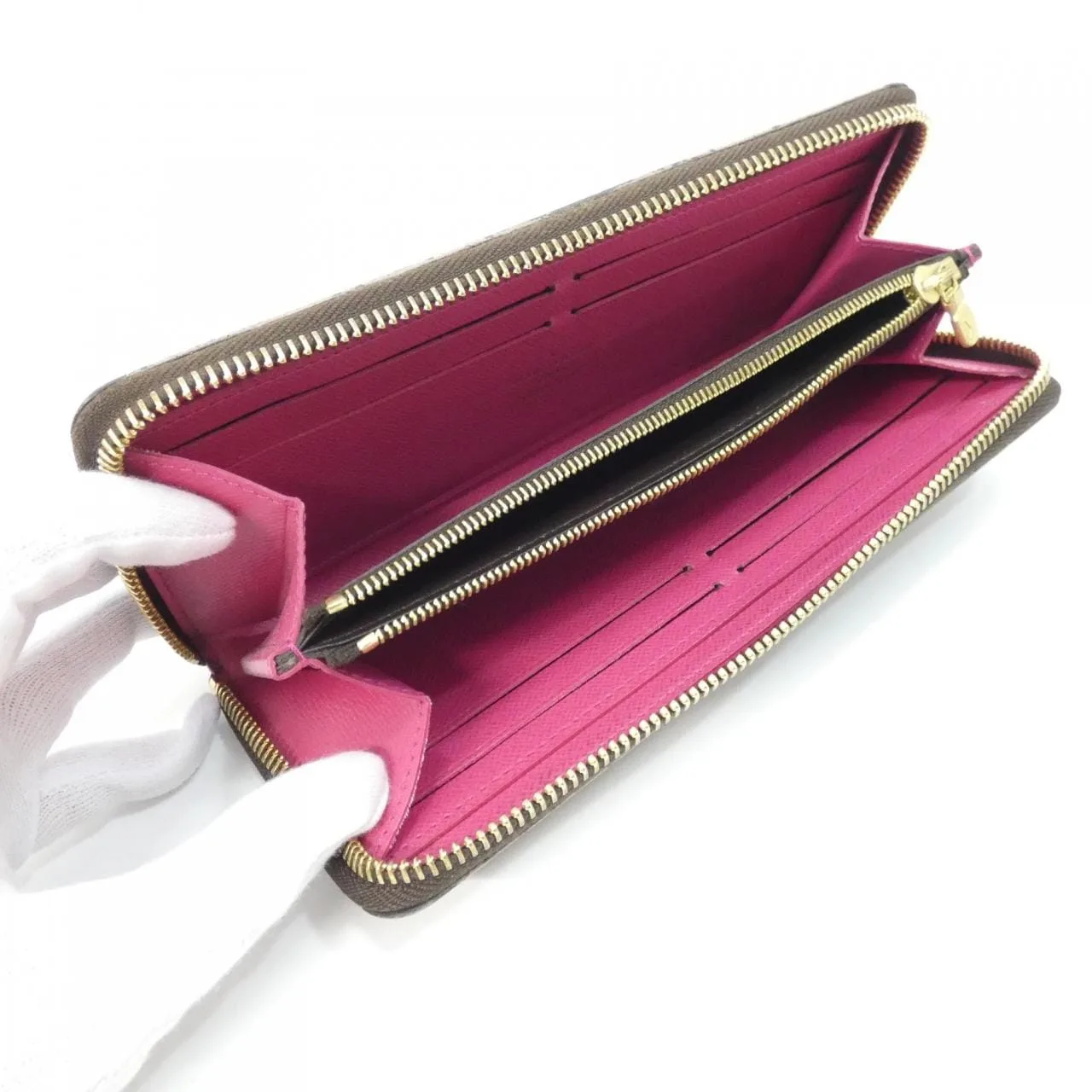 LOUIS VUITTON M68314 Wallet Monogram Pink Monogram Rank A - Thumbnail 6