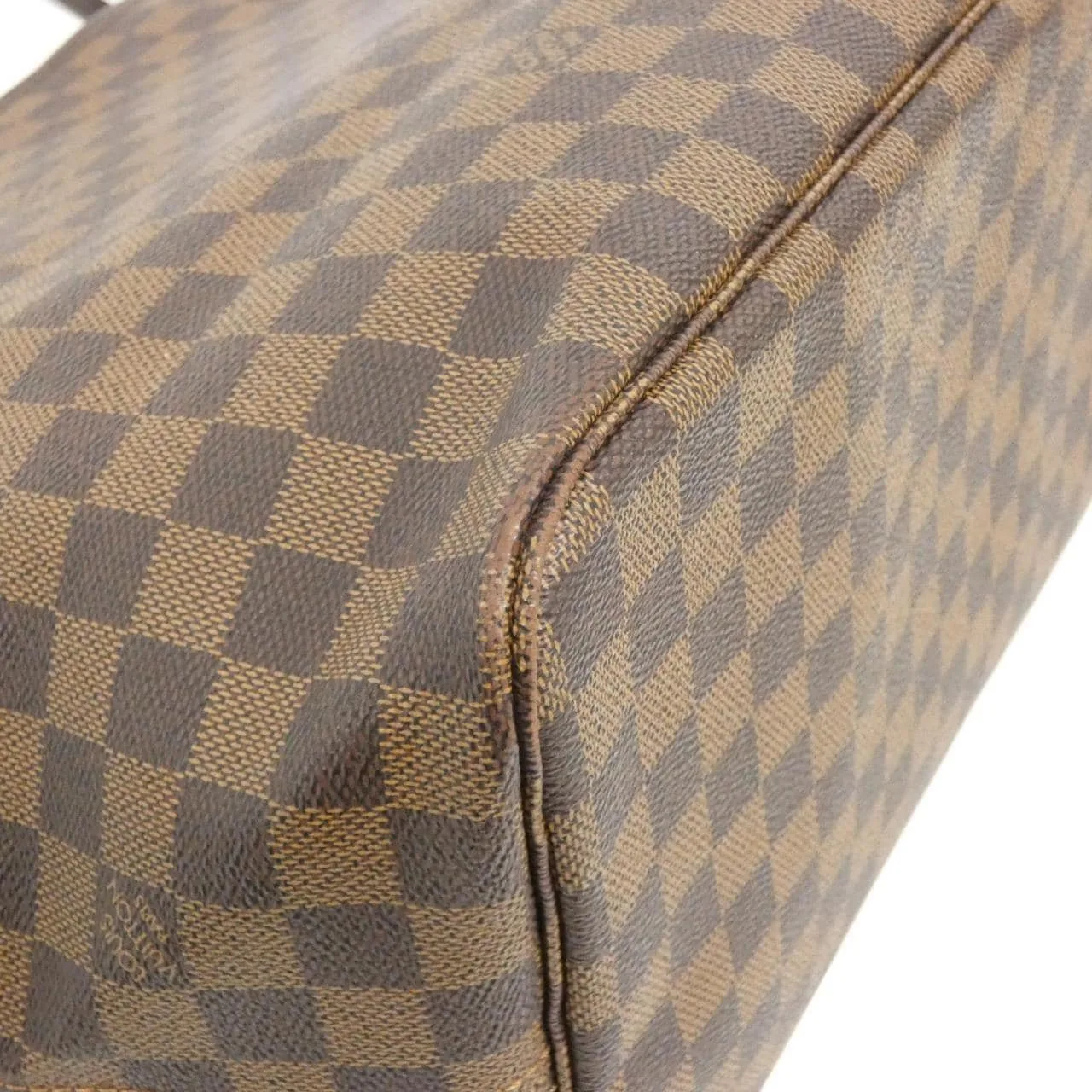 LOUIS VUITTON Neverfull N51106 Tote Damier 黑色 Damier 中古品A - 縮圖 2