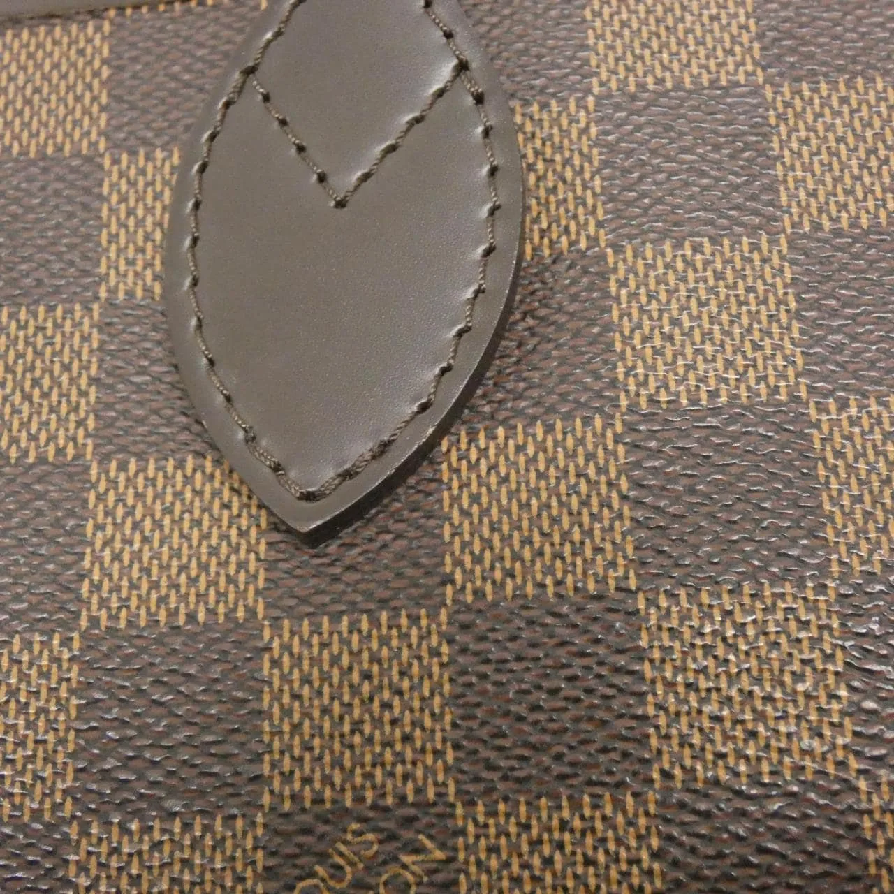 LOUIS VUITTON Neverfull N51106 Tote Damier 黑色 Damier 中古品A - 縮圖 5