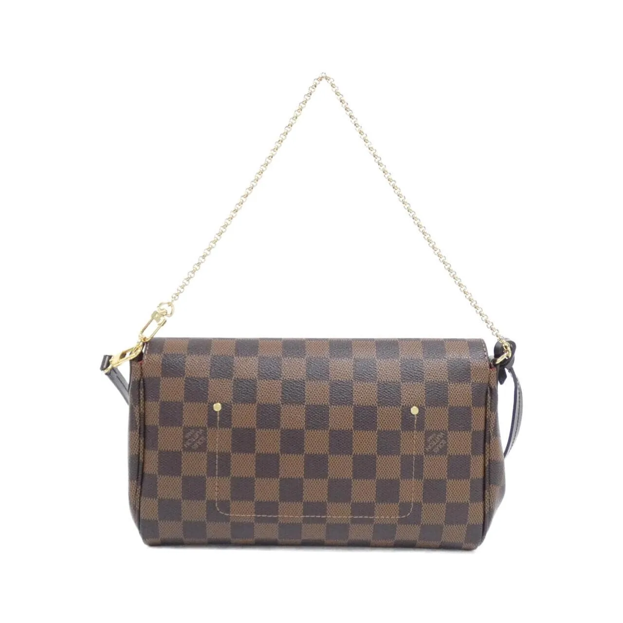 LOUIS VUITTON N41129 Shoulder Damier 黑色 Damier 中古品A - 縮圖 2