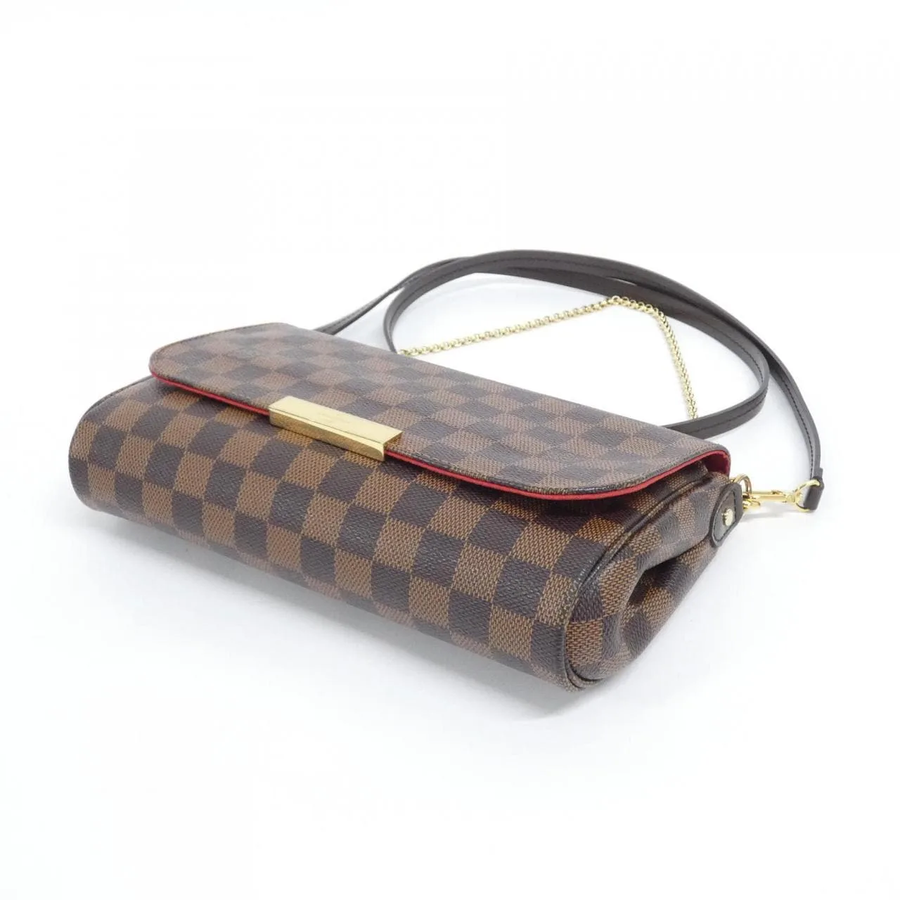 LOUIS VUITTON N41129 Shoulder Damier 黑色 Damier 中古品A - 縮圖 3