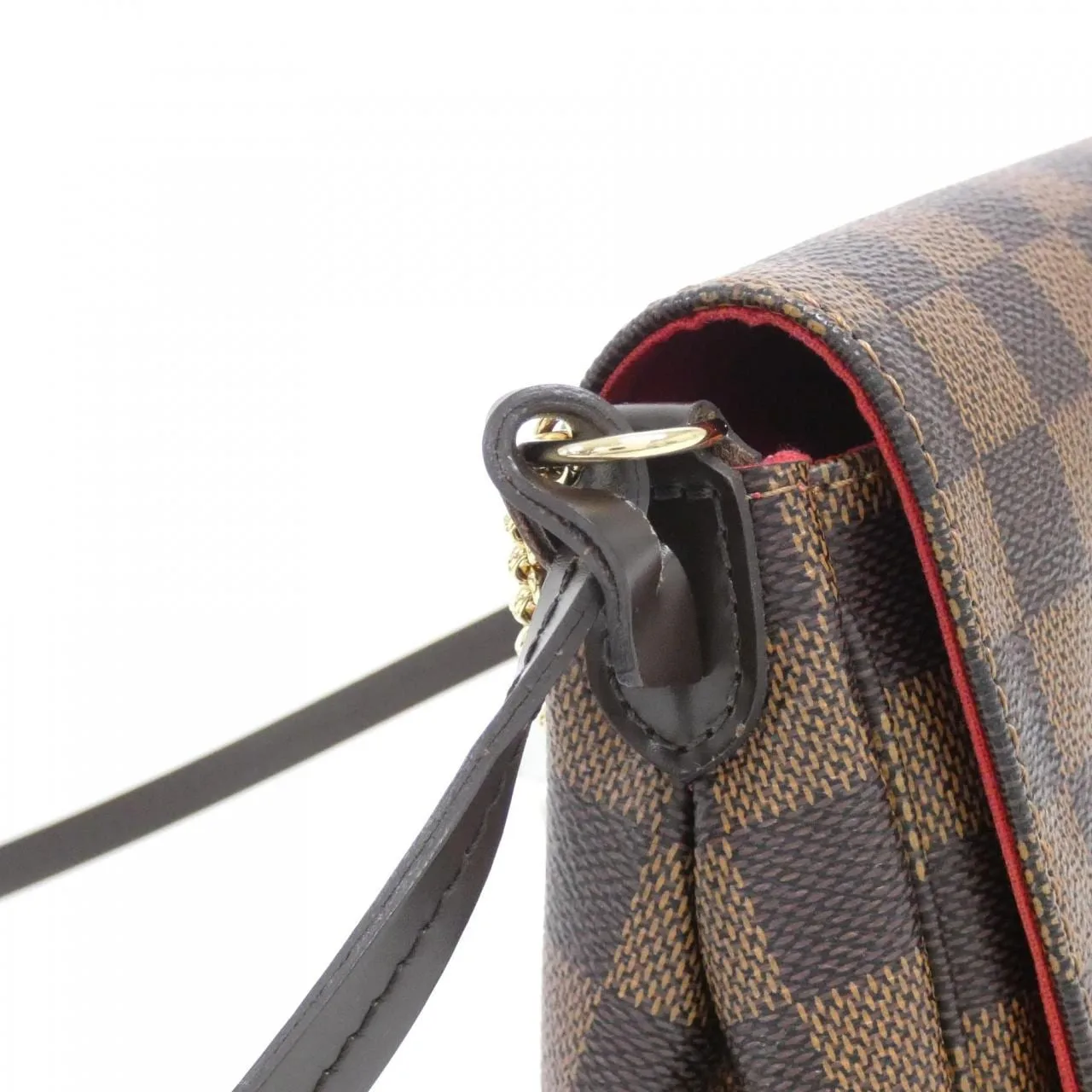 LOUIS VUITTON N41129 Shoulder Damier 黑色 Damier 中古品A - 縮圖 6