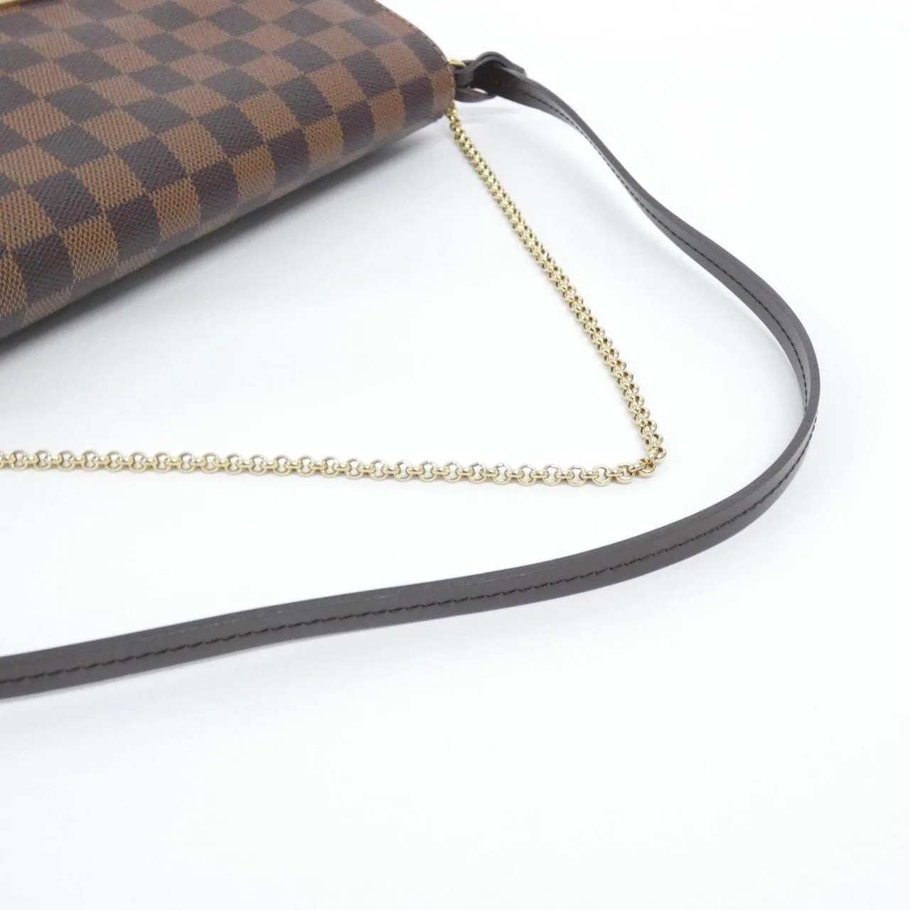 LOUIS VUITTON N41129 Shoulder Damier 黑色 Damier 中古品A - 縮圖 7