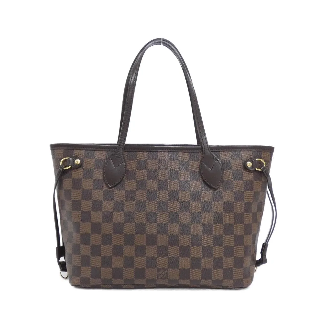 LOUIS VUITTON Neverfull N51109 Tote Damier Black