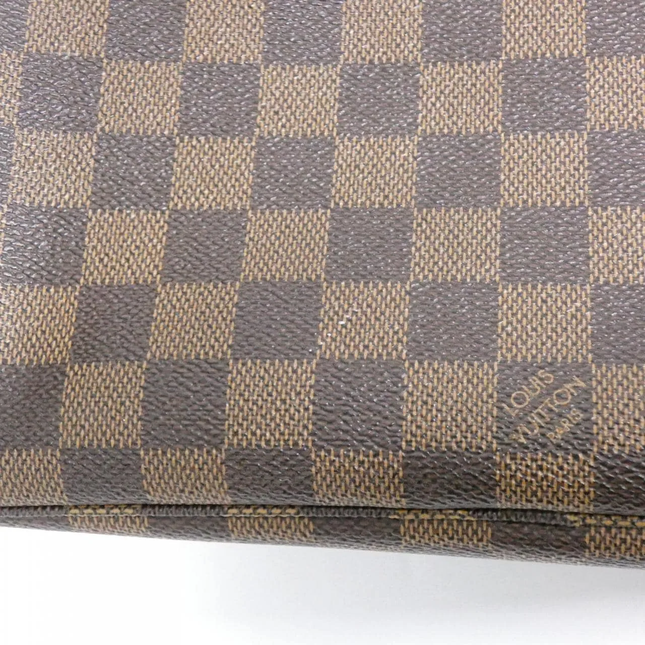 LOUIS VUITTON Neverfull N51109 Tote Damier 黑色 Damier 中古品A - 縮圖 4