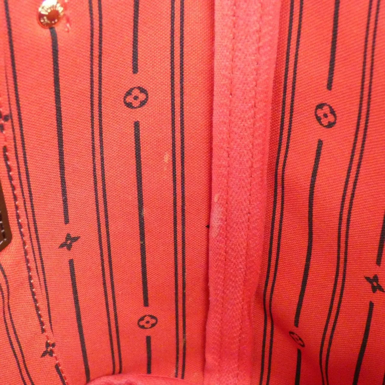 LOUIS VUITTON Neverfull N51109 Tote Damier 黑色 Damier 中古品A - 縮圖 9