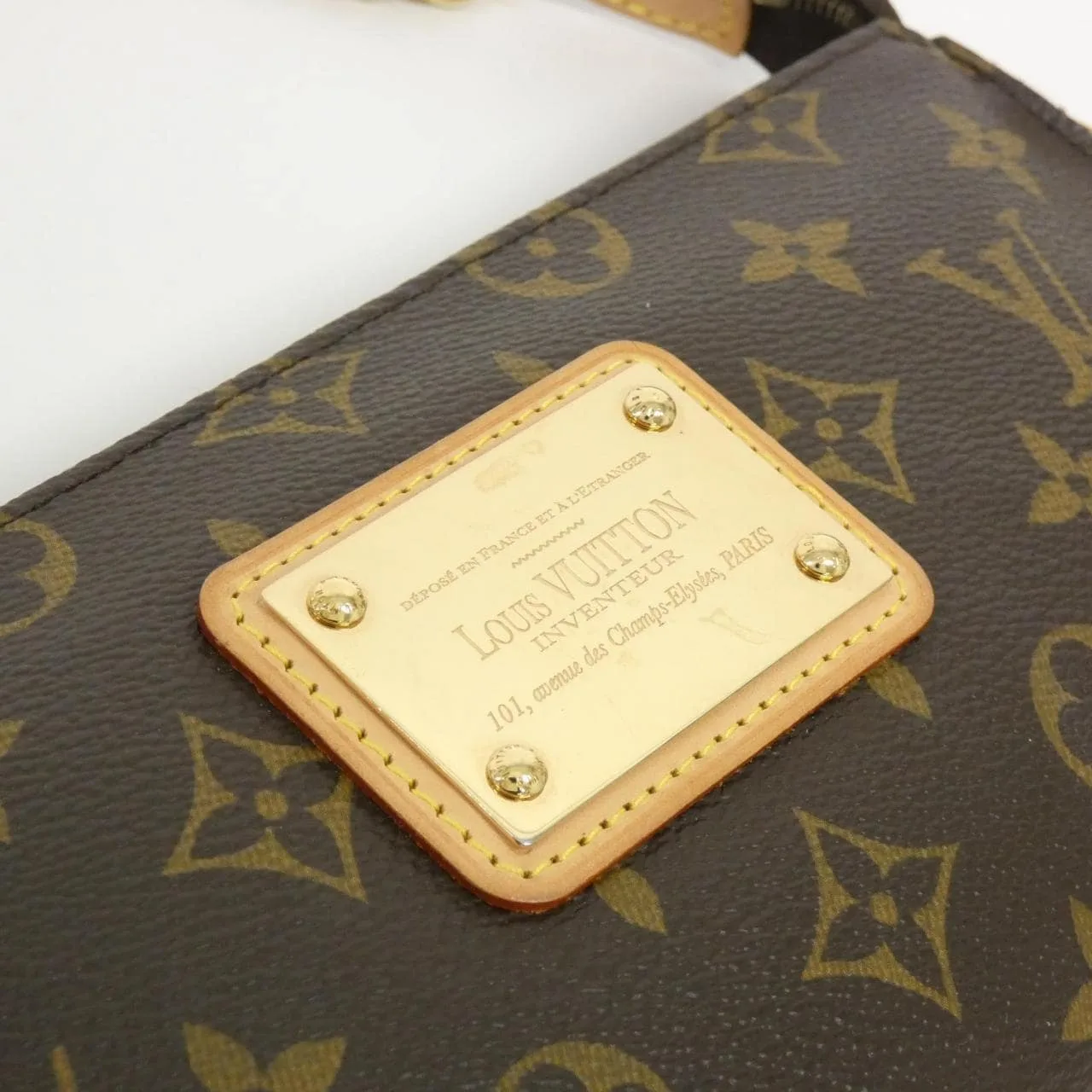 LOUIS VUITTON M40158 Shoulder Monogram 黑色 Monogram 中古品A - 縮圖 4