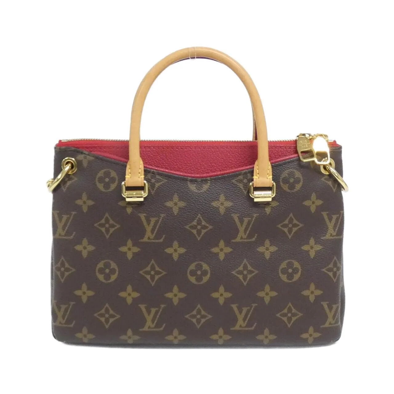 LOUIS VUITTON M41241 Handbag Monogram 黑色 Monogram 中古品A - 縮圖 2