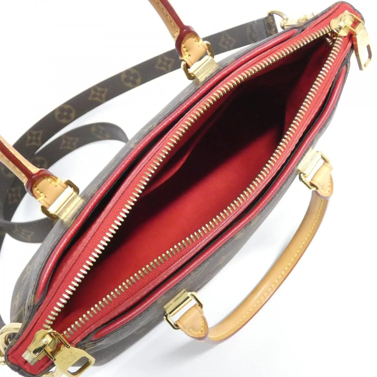 LOUIS VUITTON M41241 Handbag Monogram 黑色 Monogram 中古品A - 縮圖 8