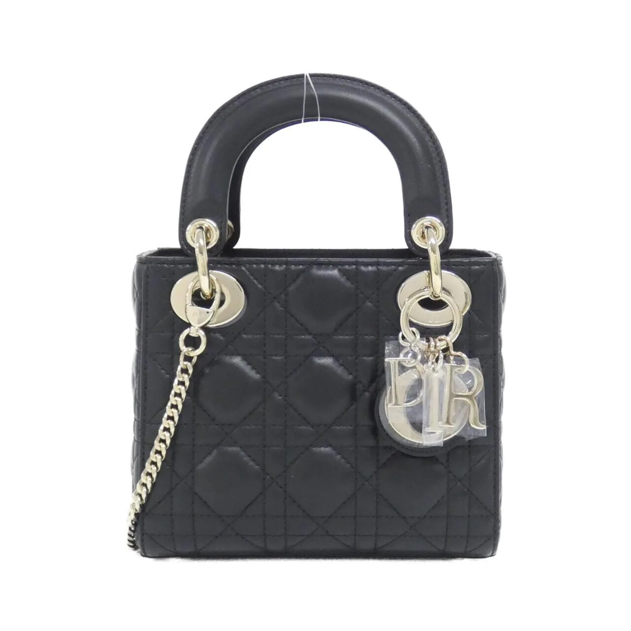 DIOR Lady Dior M0505ONGE Handbag Lambskin Black