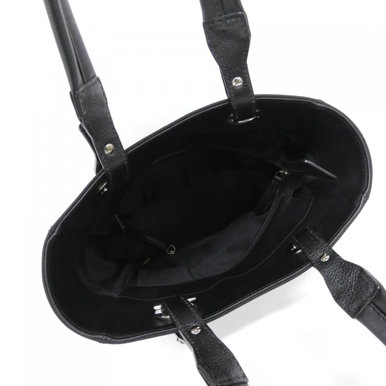 CHANEL 34208 Handbag Canvas Black Canvas Rank A - Thumbnail 6