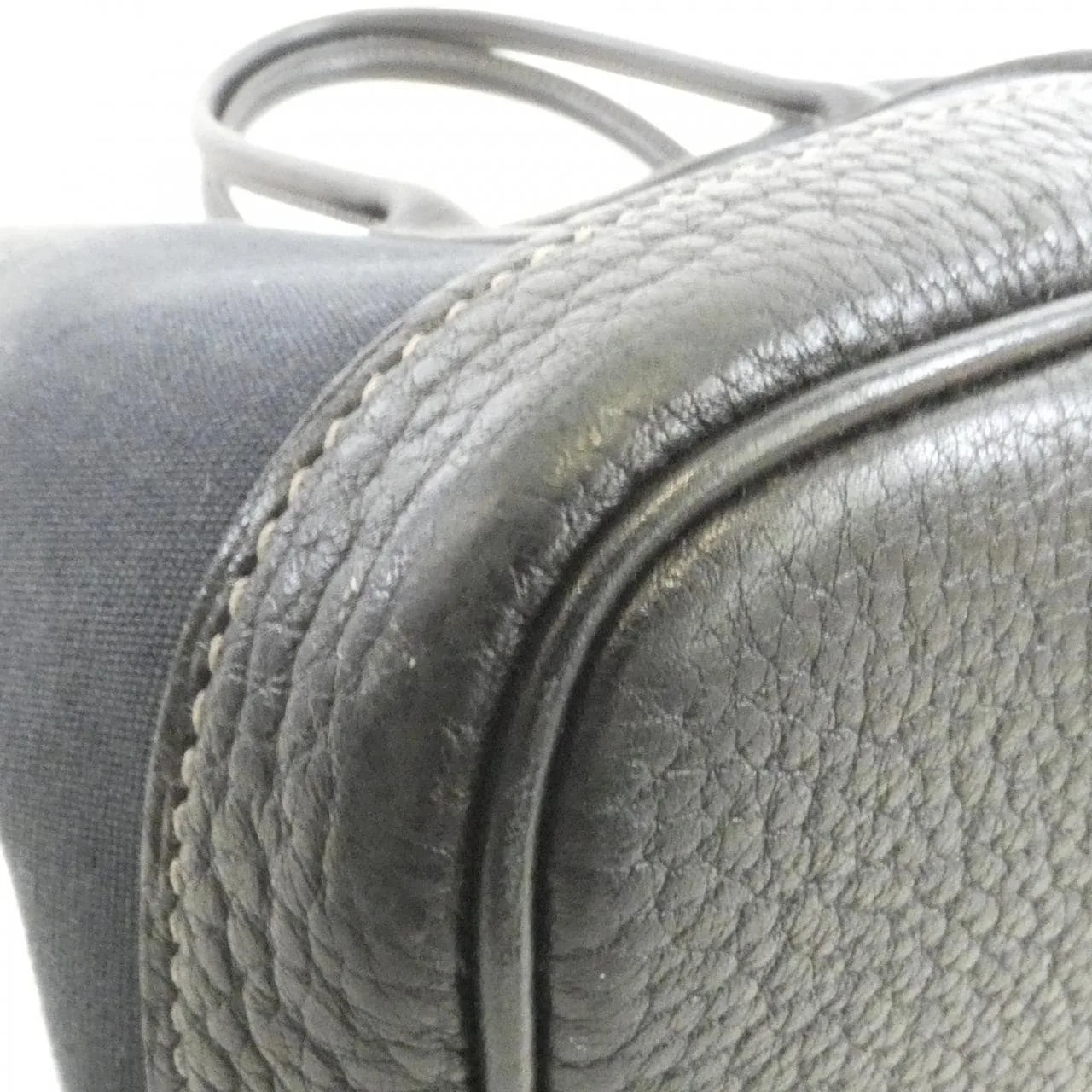 HERMES Garden Party 051551CK Tote Black Rank B - Thumbnail 2