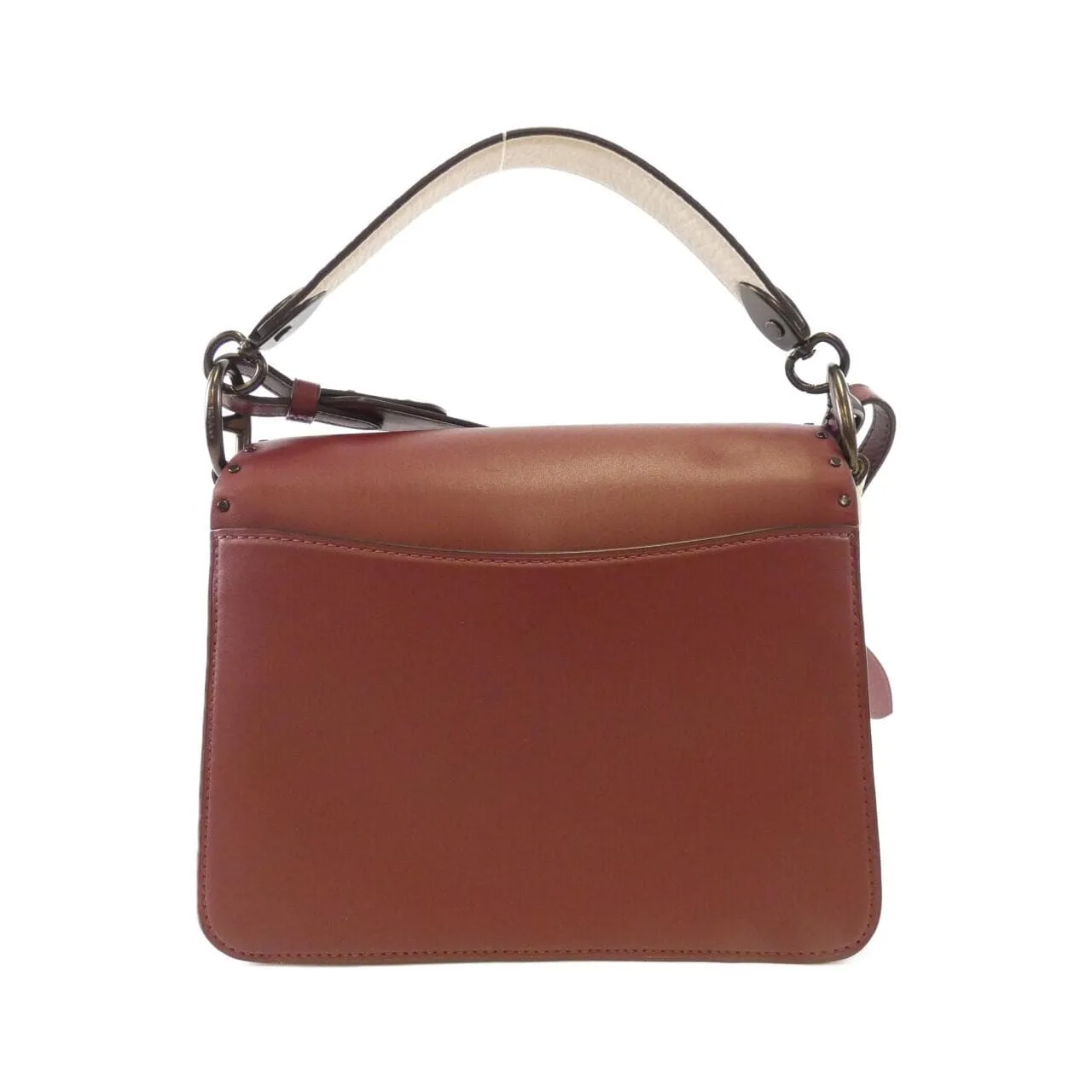 COACH 4593 Shoulder Canvas 酒紅色 帆布 中古品A - 縮圖 2