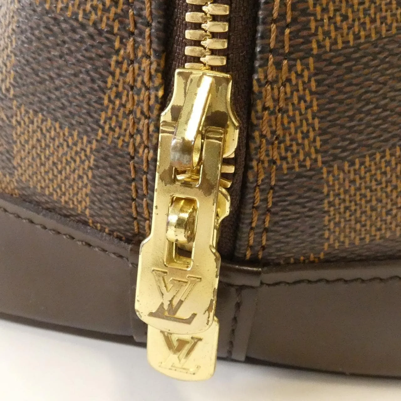 LOUIS VUITTON Alma N51131 Handbag Damier Black Damier Rank B - Thumbnail 5