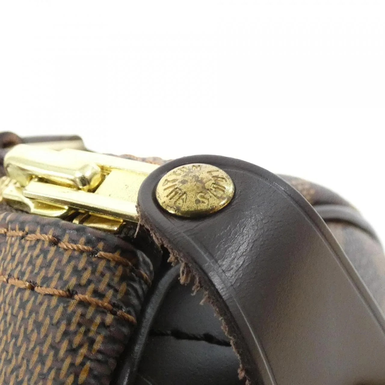 LOUIS VUITTON Speedy N41532 Boston Damier 黑色 Damier 中古品A - 縮圖 4