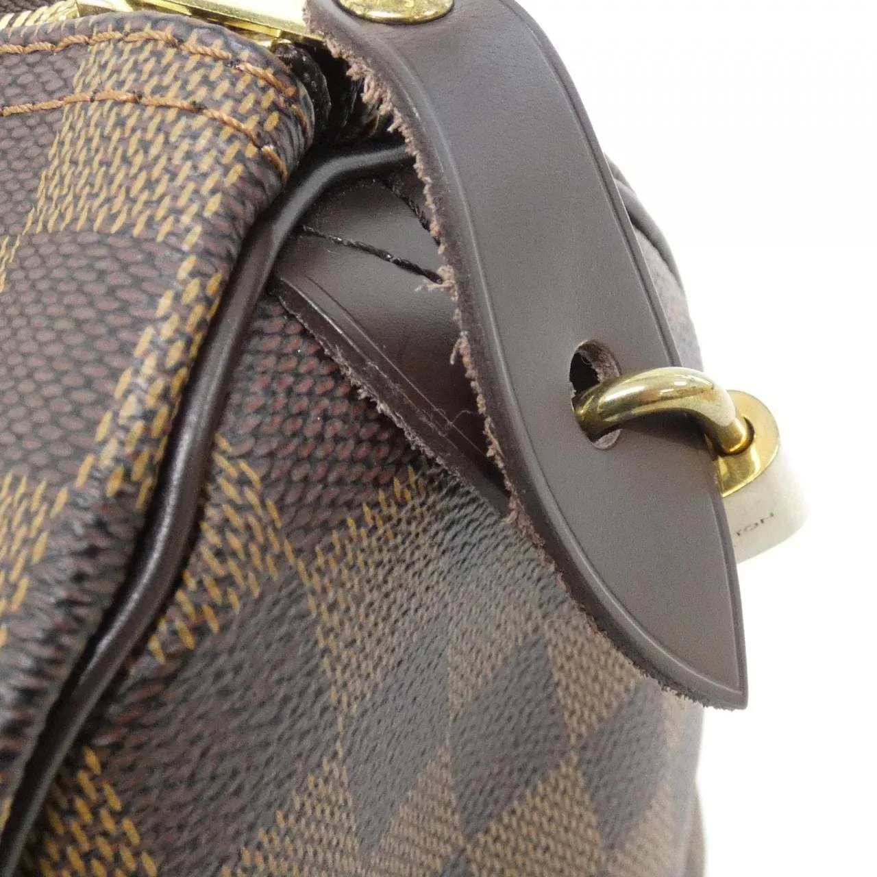 LOUIS VUITTON Speedy N41532 Boston Damier 黑色 Damier 中古品A - 縮圖 5