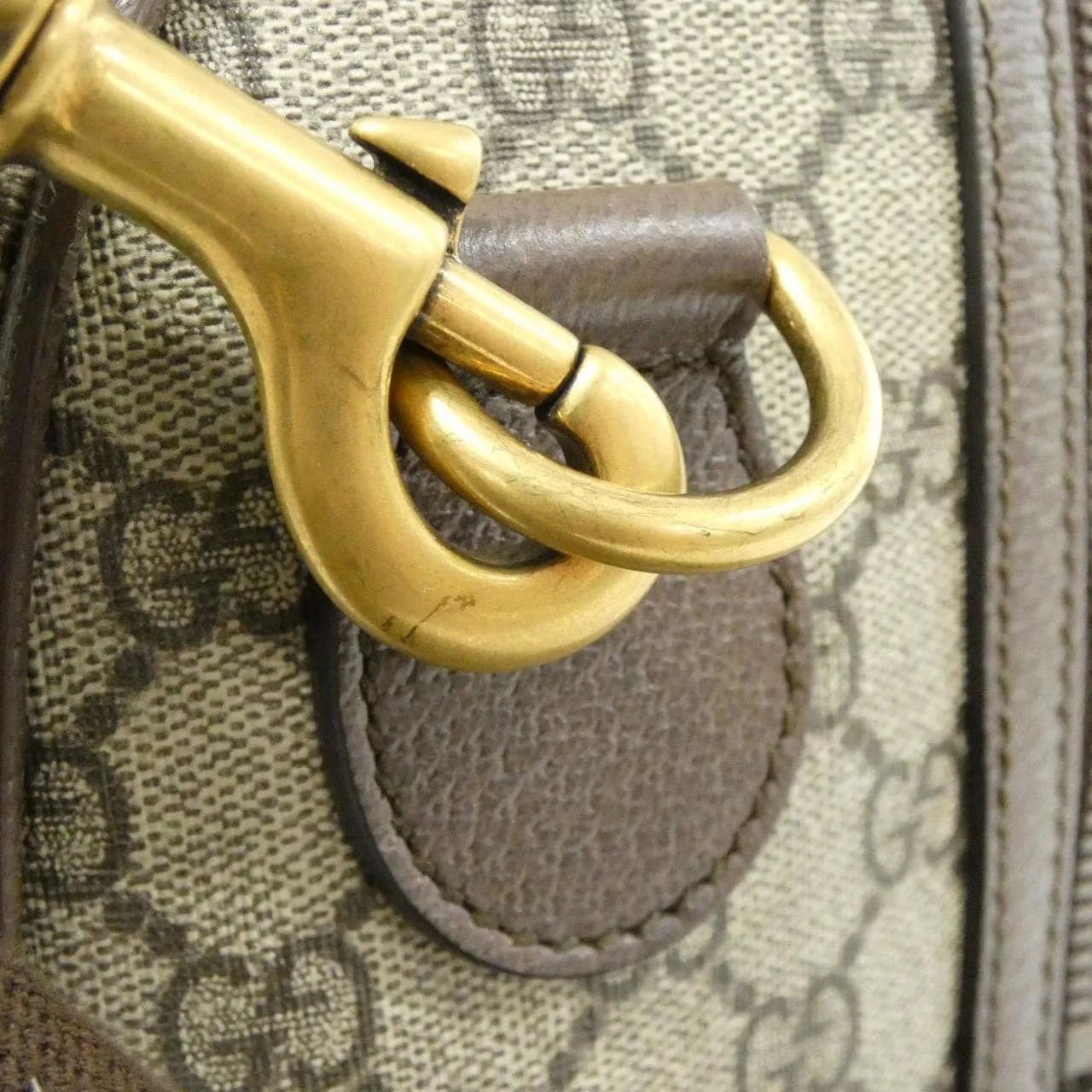 GUCCI Ophidia 547953 9C2ST Boston Canvas 黑色 帆布 中古品A - 縮圖 6
