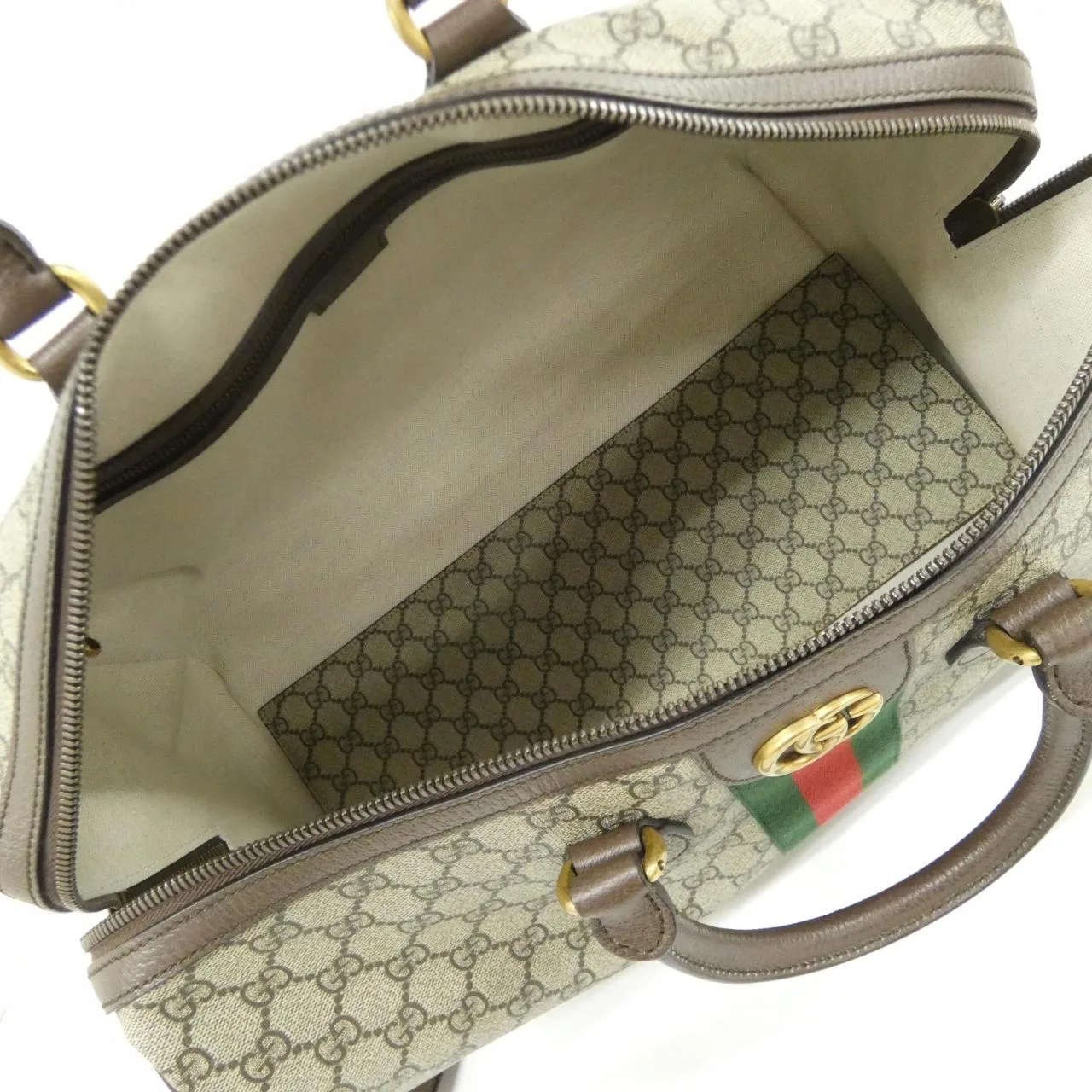 GUCCI Ophidia 547953 9C2ST Boston Canvas 黑色 帆布 中古品A - 縮圖 10