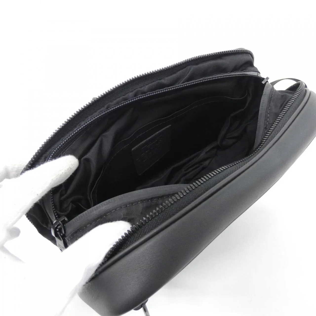 LOUIS VUITTON M55698 肩背包 尼龍 黑色 尼龍 中古品A - 縮圖 9