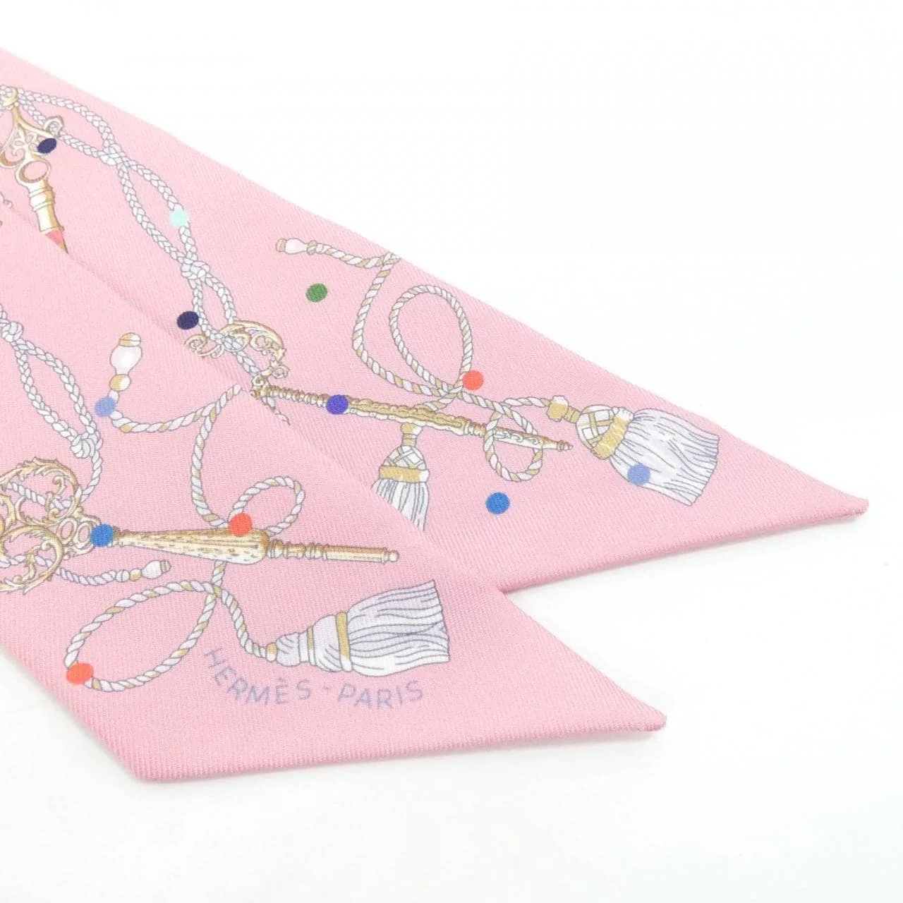 HERMES 063871S Scarf Beige Rank A - Thumbnail 2